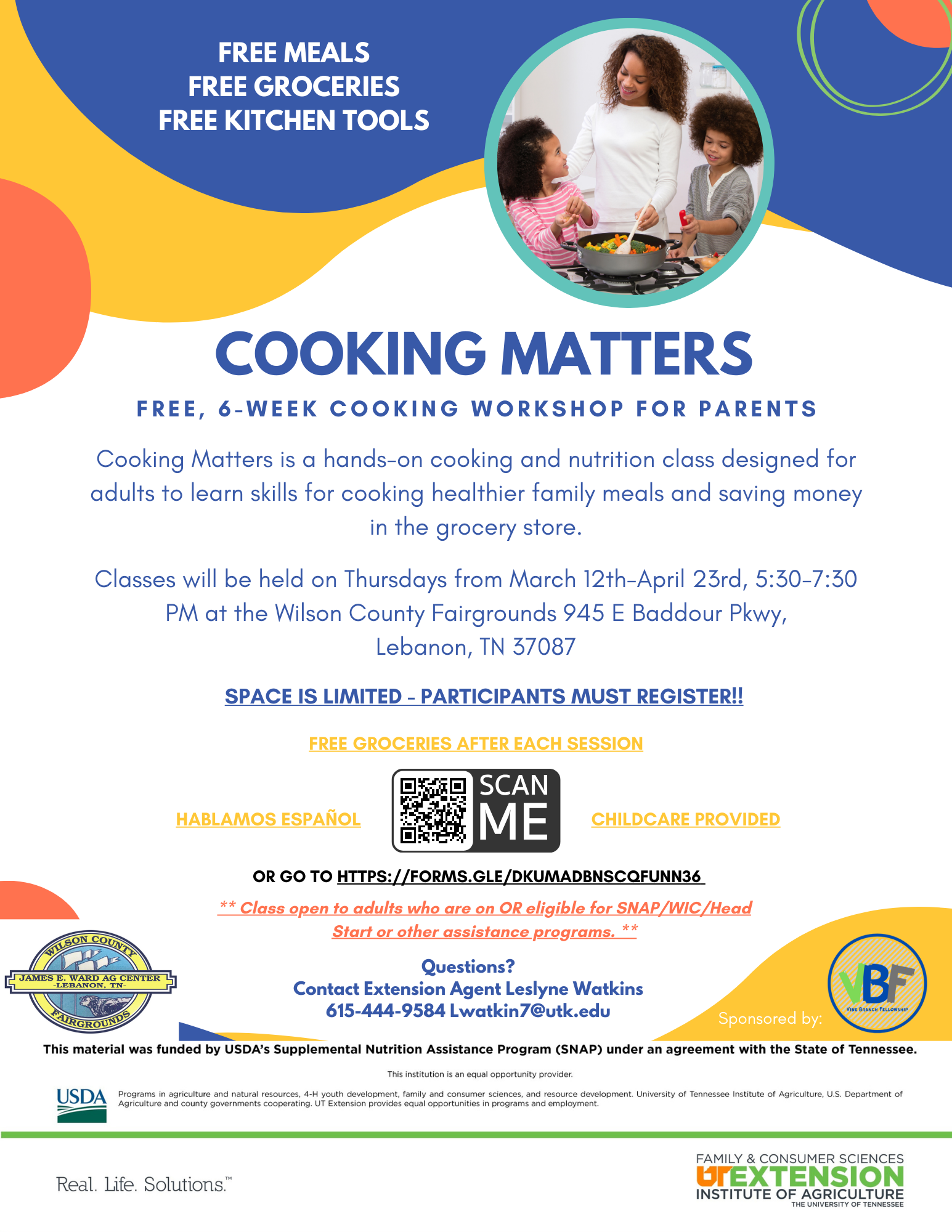 Cooking Matters Flyer 